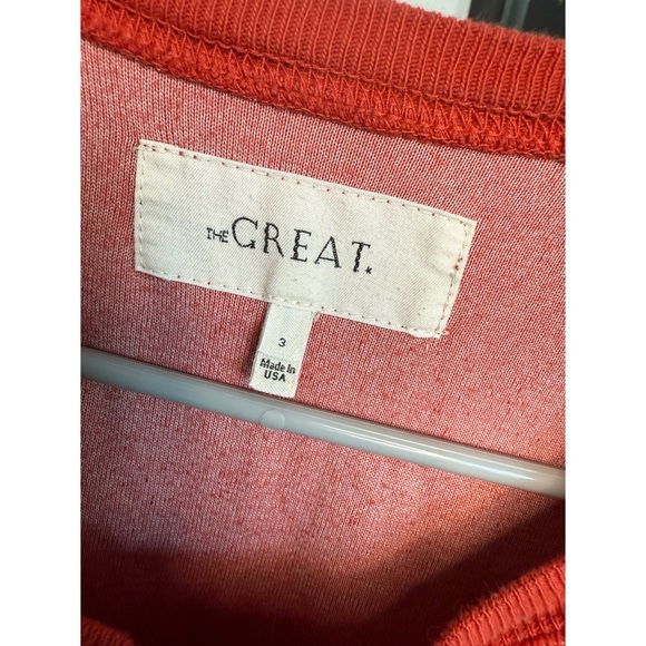 THE GREAT red pullover sweatshirt size 3 NWOT - Picture 3 of 3